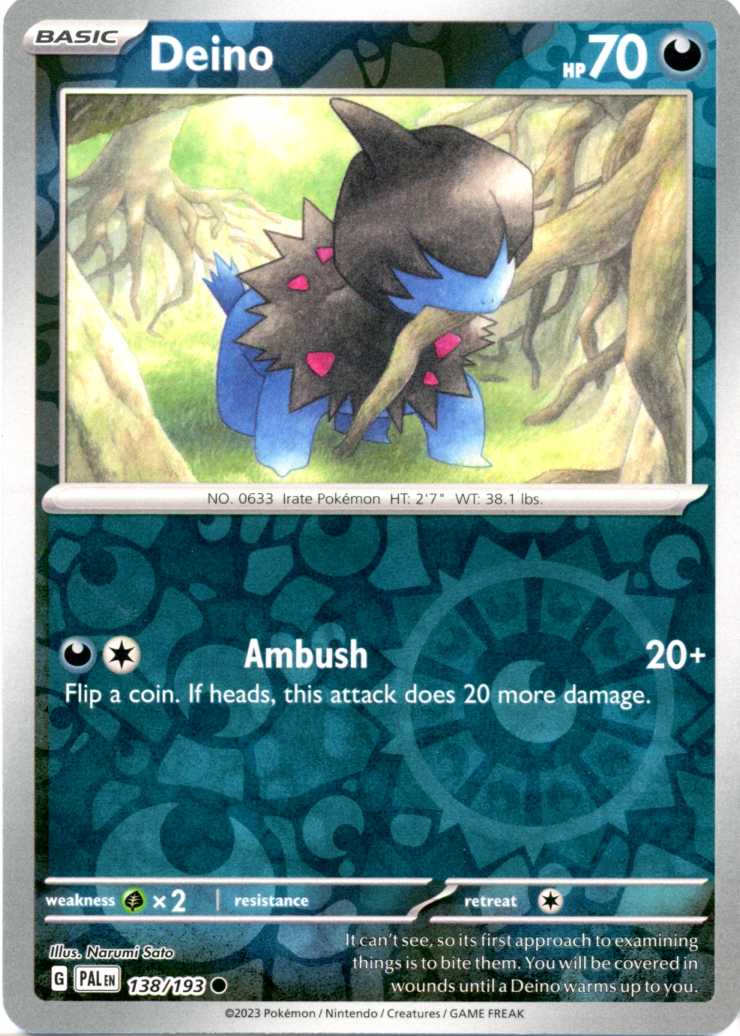 Deino - 138/193 - Reverse