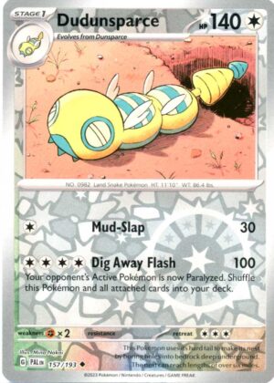 Dudunsparce - 157/193 - Reverse