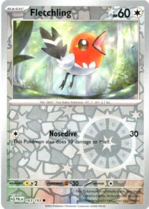 Fletchling - 163/193 - Reverse
