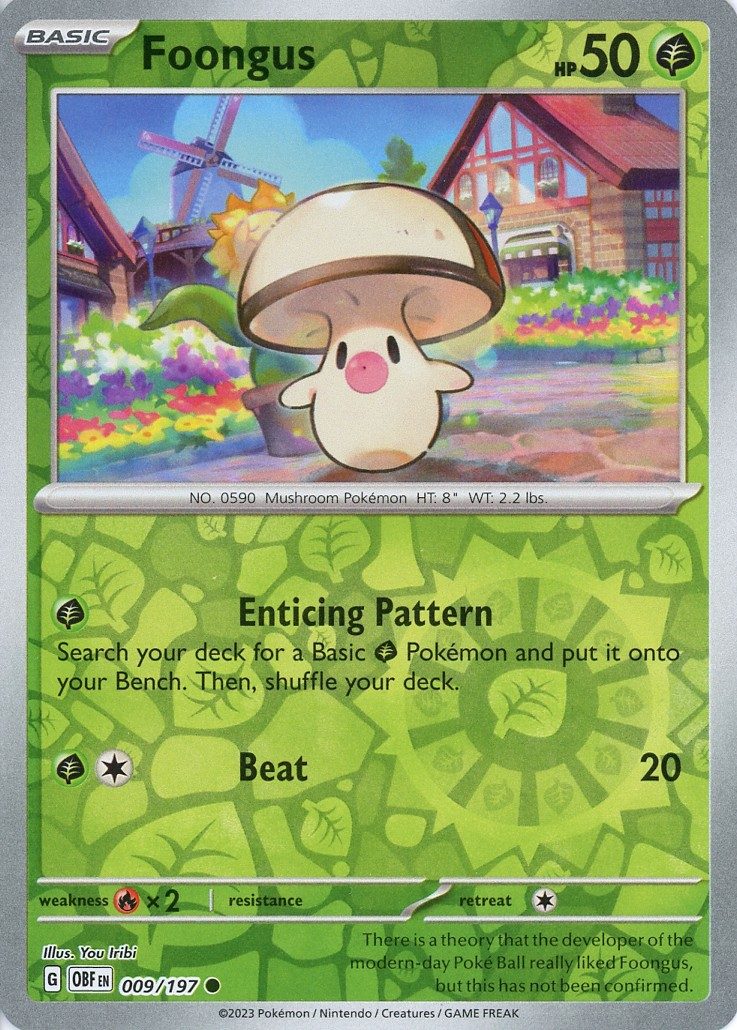 Foongus - 009/197 - Reverse