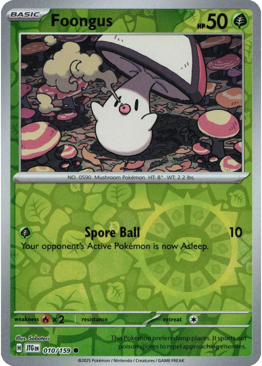 Foongus - 010/159 - Reverse