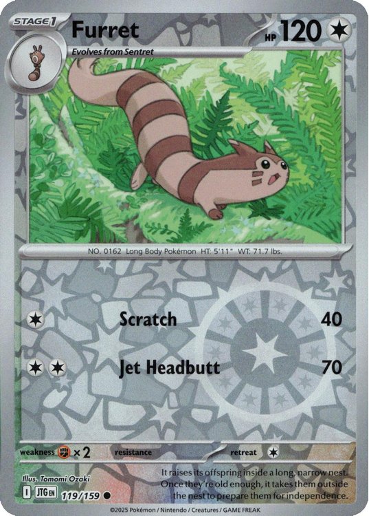Furret - 119/159 - Reverse