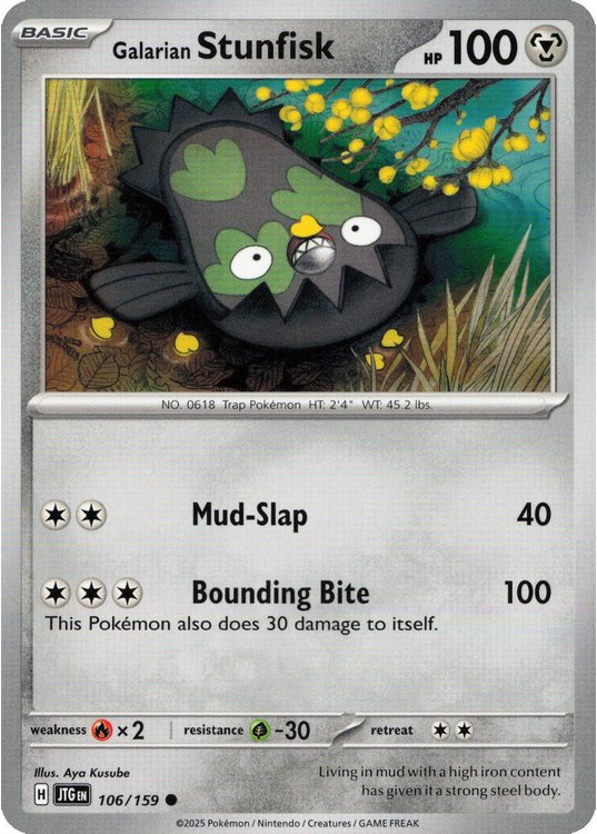 Galarian Stunfisk - 106/159