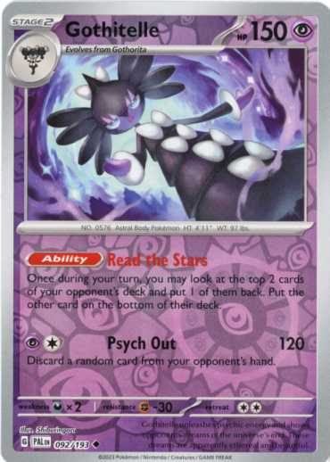 Gothitelle - 092/193 - Reverse