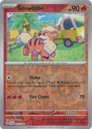 Growlithe - 031/198 - Reverse