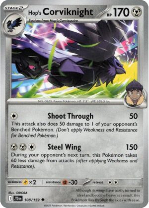 Hop's Corviknight - 108/159