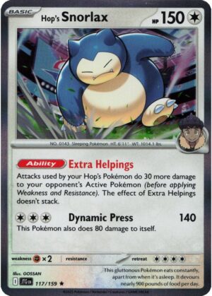 Hop's Snorlax - 117/159 (Holo)