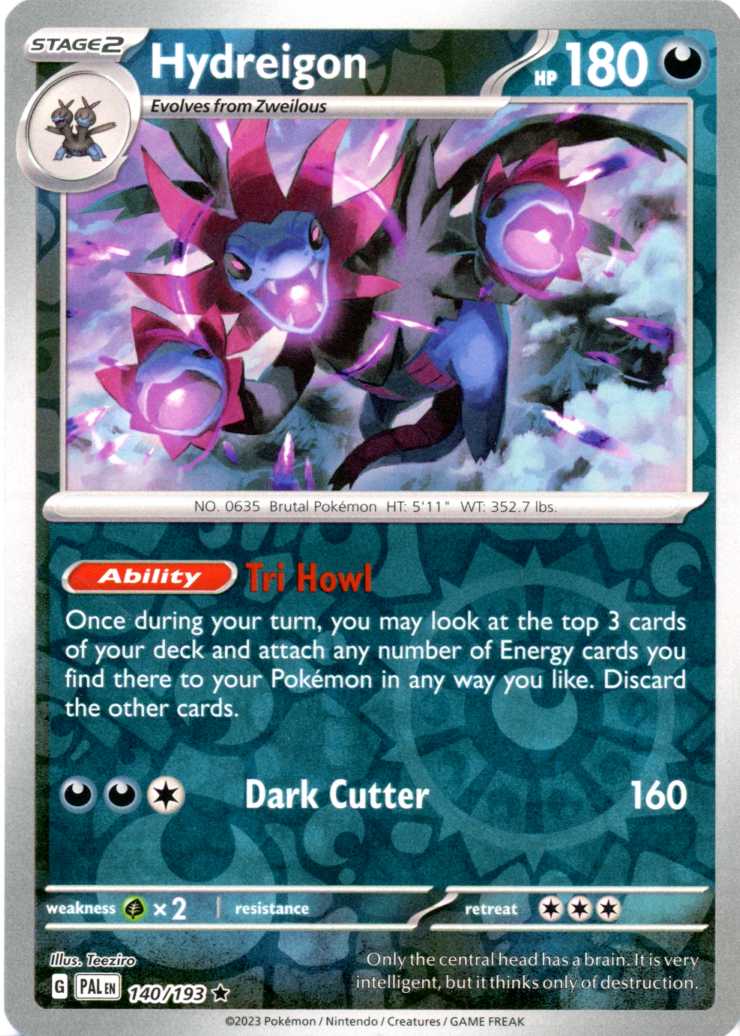 Hydreigon - 140/193 - Reverse