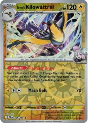 Iono's Kilowattrel - 055/159 - Reverse