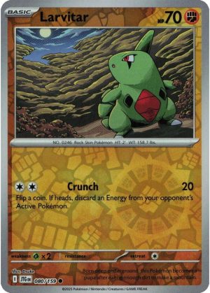 Larvitar - 080/159 - Reverse