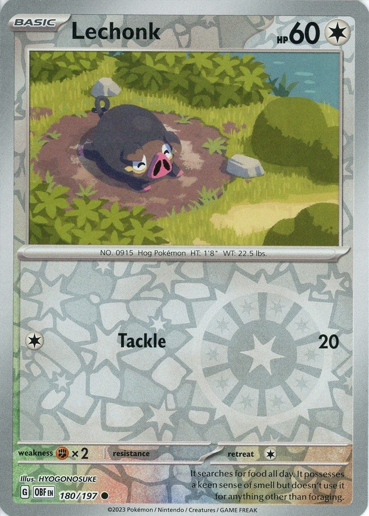 Lechonk - 180/197 - Reverse