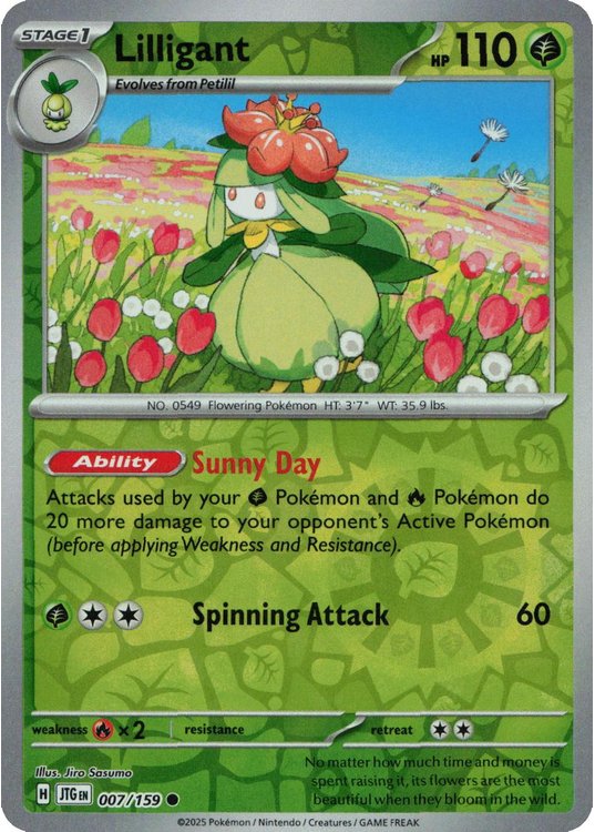 Lilligant - 007/159 - Reverse