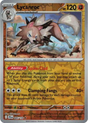 Lycanroc - 085/159 - Reverse