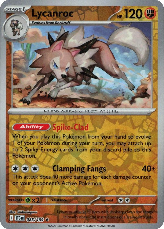 Lycanroc - 085/159 - Reverse