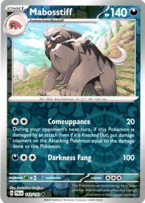 Mabosstiff - 143/193 - Reverse