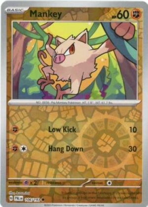 Mankey - 106/193 - Reverse