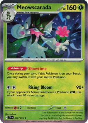 Meowscarada - 018/159 (Holo)