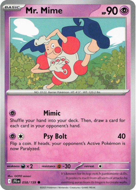 Mr. Mime - 058/159