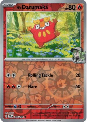 N's Darumaka - 026/159 - Reverse