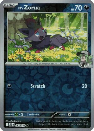 N's Zorua - 097/159 - Reverse