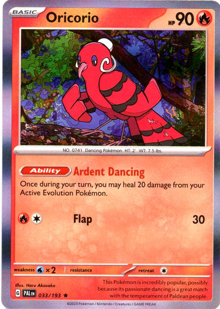 Oricorio - 033/193 (Holo)
