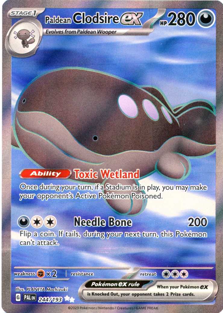 Paldean Clodsire ex - 244/193
