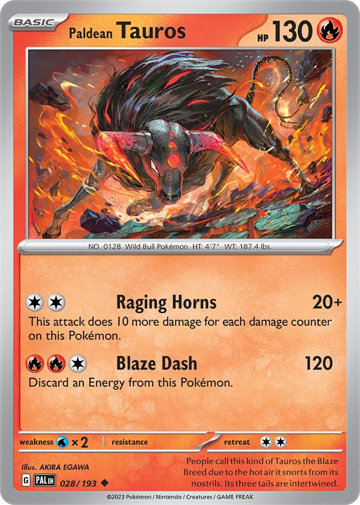 Paldean Tauros – 028/193