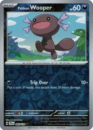 Paldean Wooper - 093/159 - Reverse
