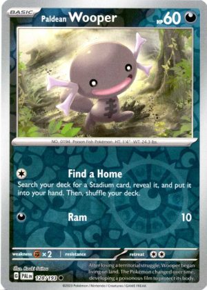 Paldean Wooper – 128/193 – Reverse