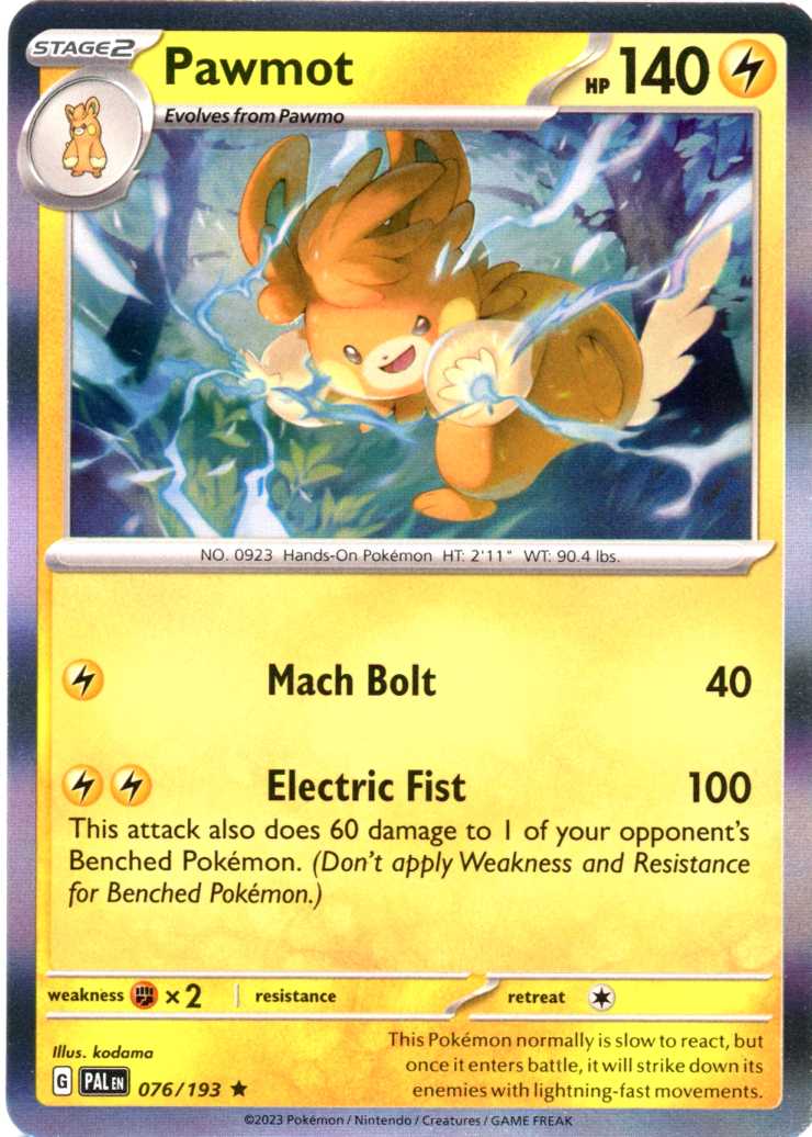 Pawmot - 076/193 (Holo)