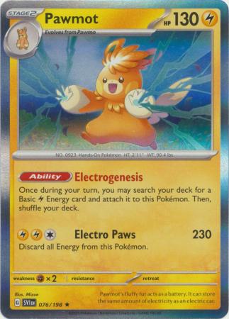 Pawmot 076/198 (Holo) - Pokemon enkeltkort fra Scarlet & Violet