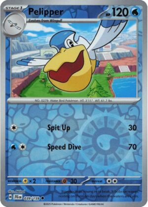 Pelipper - 039/159 - Reverse