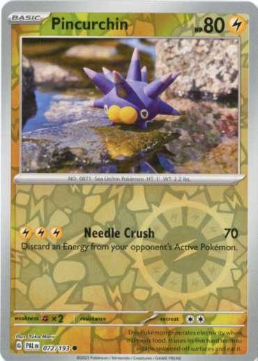 Pincurchin – 072/193 – Reverse