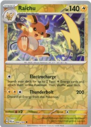 Raichu - 064/193 - Reverse