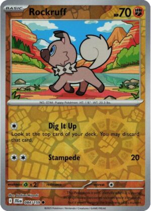 Rockruff - 084/159 - Reverse