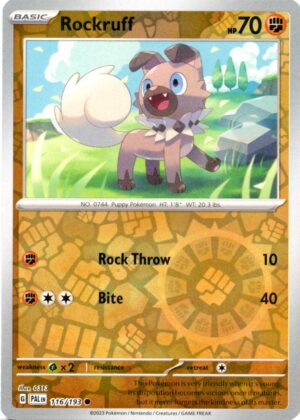 Rockruff - 116/193 - Reverse