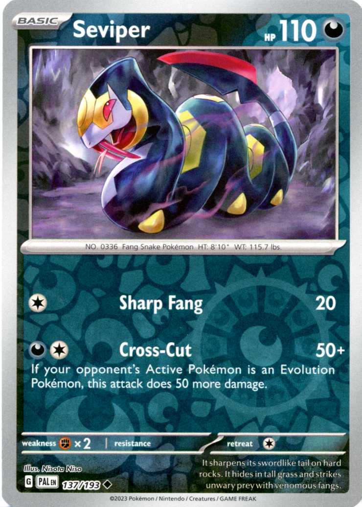 Seviper - 137/193 - Reverse