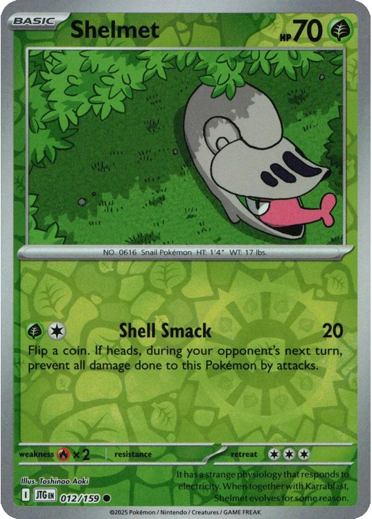 Shelmet - 012/159 - Reverse