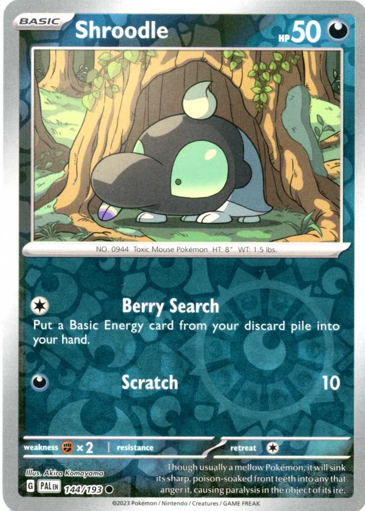 Shroodle - 144/193 - Reverse