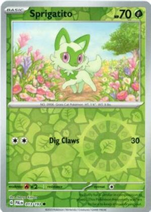 Sprigatito - 013/193 - Reverse