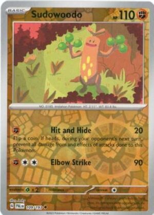 Sudowoodo - 109/193 - Reverse