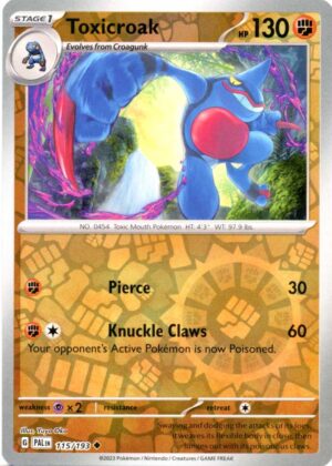 Toxicroak - 115/193 - Reverse