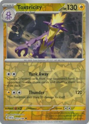 Toxtricity - 072/198 - Reverse