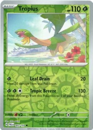 Tropius - 007/193 - Reverse