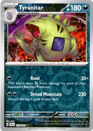 Tyranitar - 135/193 - Reverse