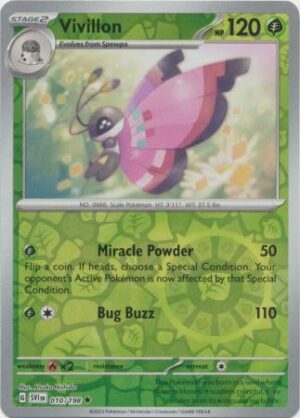Vivillon - 010/198 - Reverse