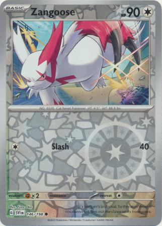 Zangoose - 146/198 - Reverse