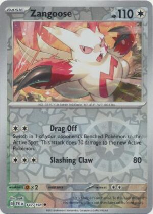 Zangoose - 147/198 - Reverse