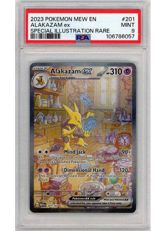 Alakazam ex 201/165 PSA 9
