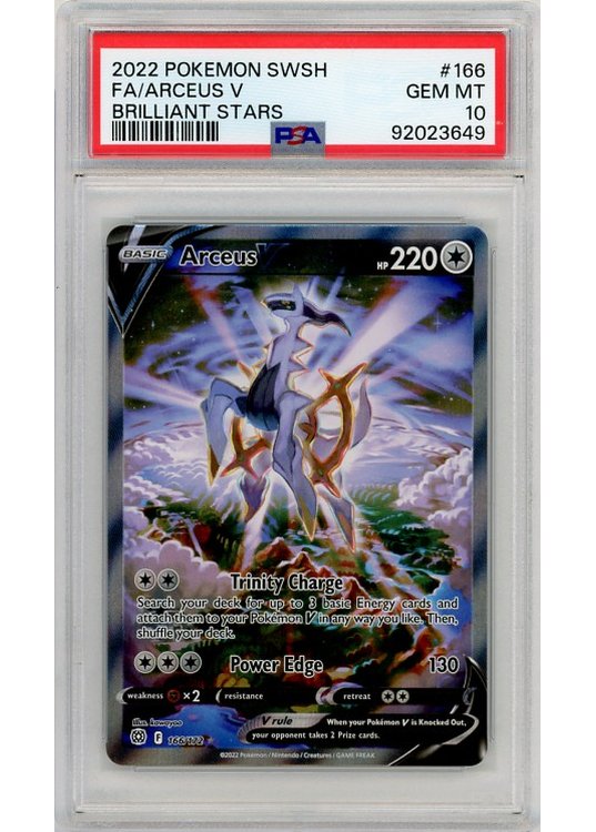 Arceus V PSA 10 - Gradede pokemon kort på Pokemons.dk